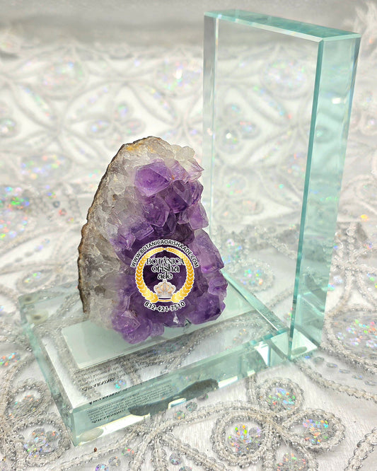 PIEDRA DE CRISTAL - AMATISTA - AMATHIST  3"
