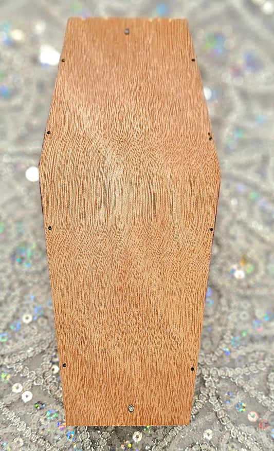 CAJA DE MUERTO DE MADERA