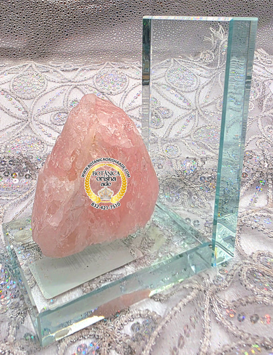 PIEDRA DE QUARTZO - ROSA - ROSE QUARTZ 3"