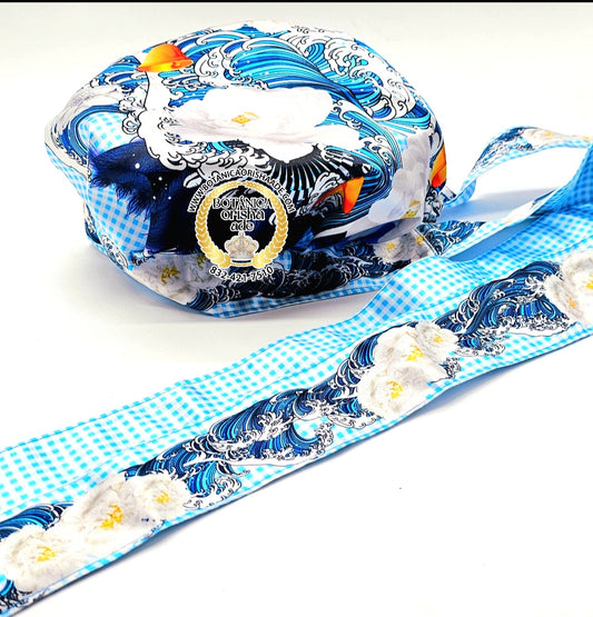 GORRO DE SANTERA DE GALA - YEMAYA