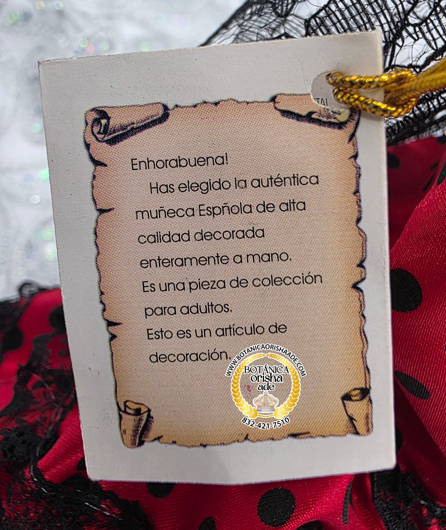 ESTATUA GITANA ESPAÑOLA 10"