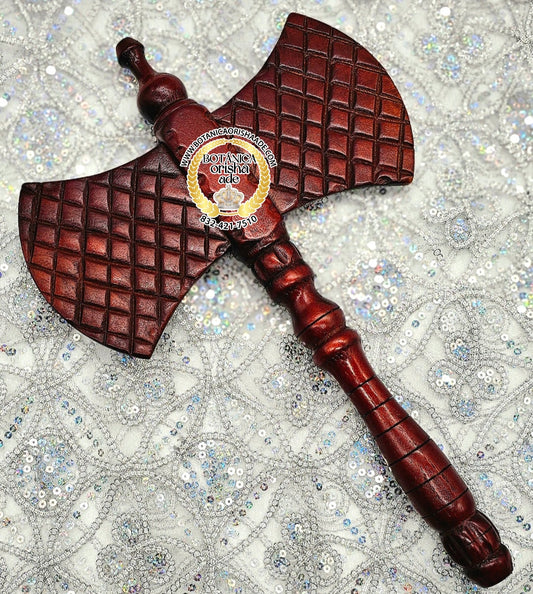 HACHA DE MADERA (OSCURA)