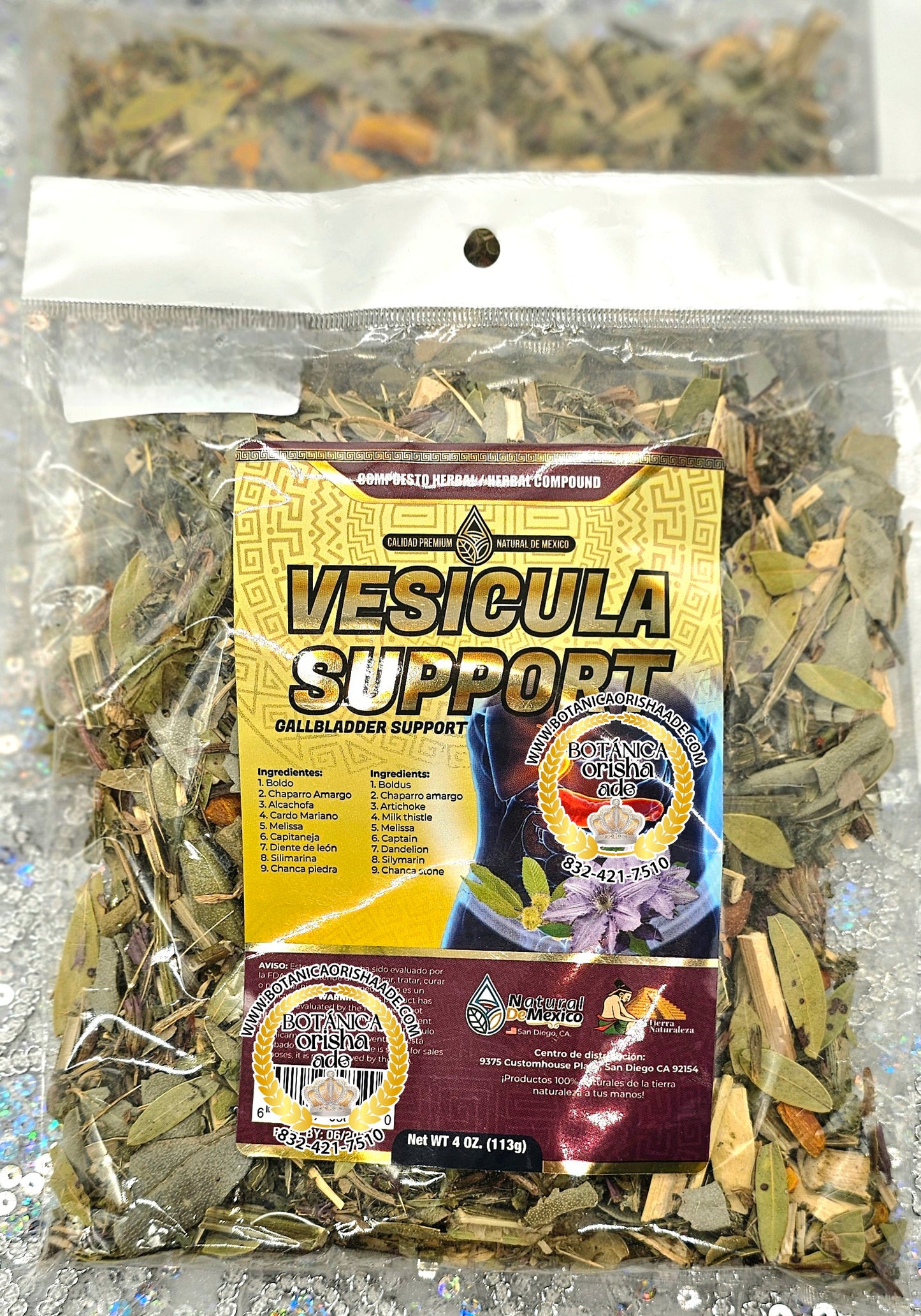 HIERBA SECA VESICULA SUPPORT