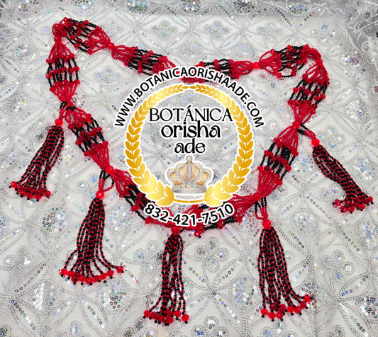 COLLAR DE MAZO DE ELEGUA DE CRYSTAL