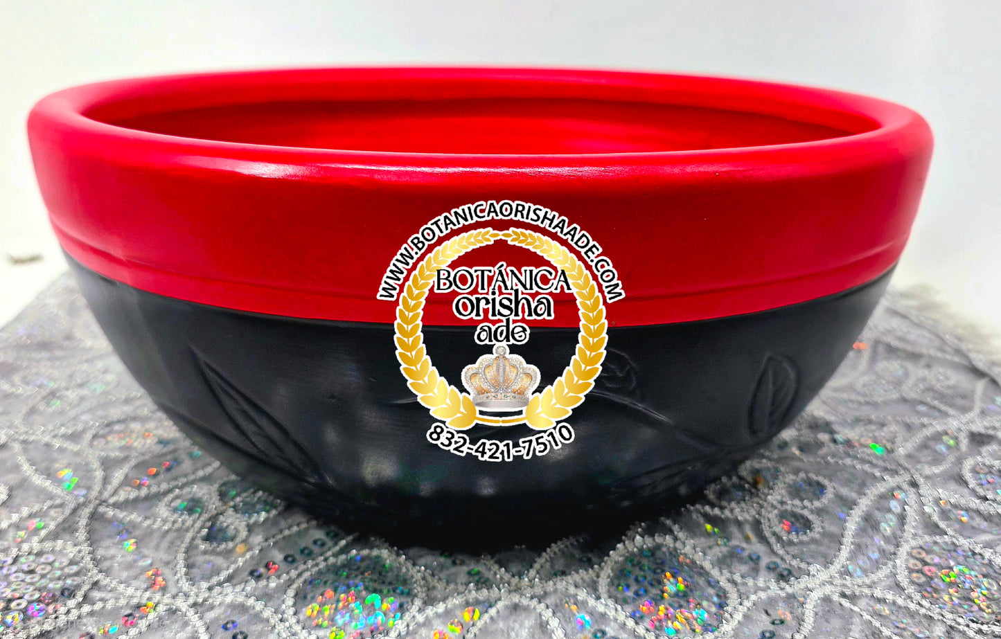 BARRO LAVATORIO ROJO Y NEGRO