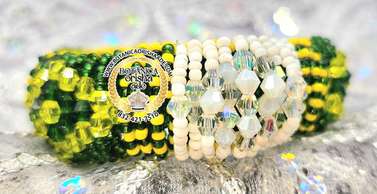 IDE DE ORULA CON OBATALA  DE ELASTICO GRUESO