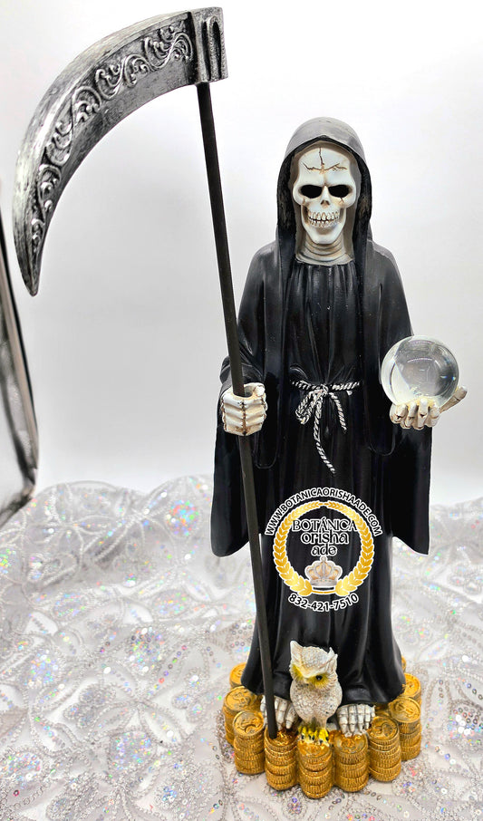 SANTA MUERTE DE DINERO NEGRA 20'