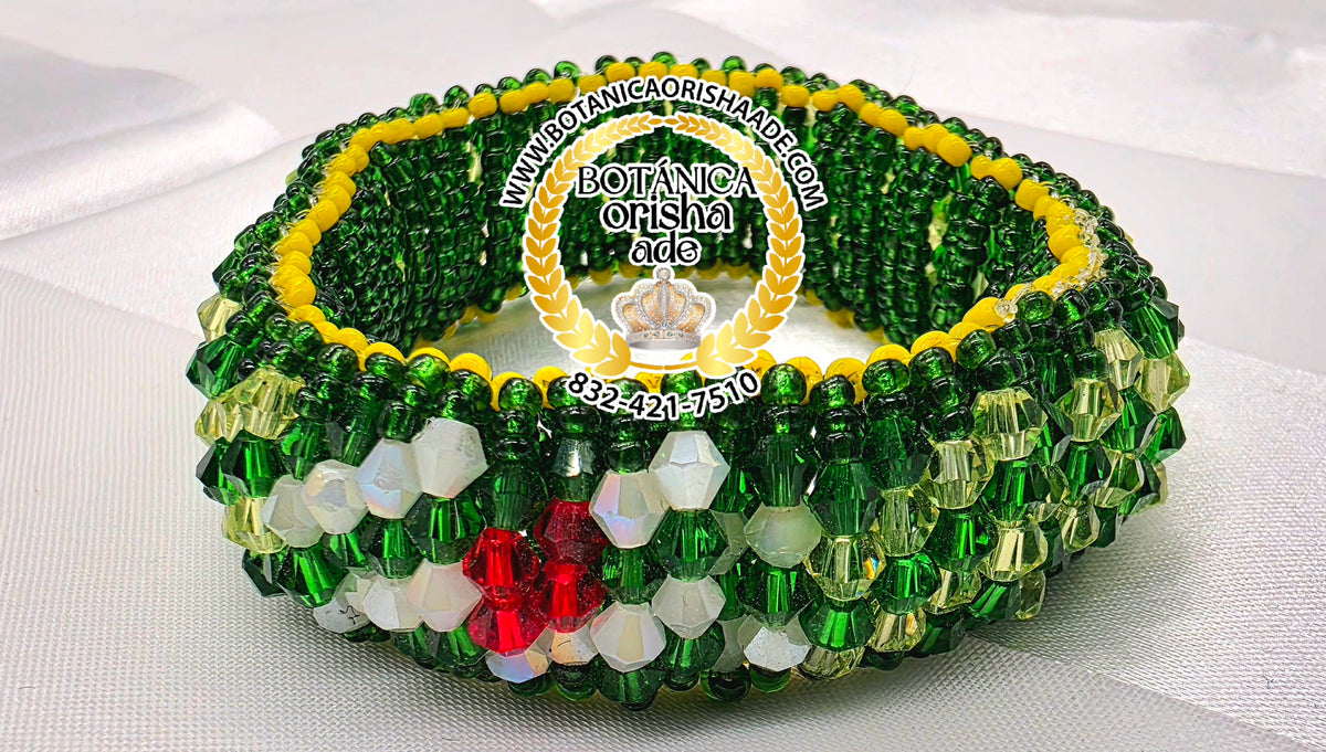 IDE DE ORULA CON OBATALA AYAGUNA ELASTICO GRUESO
