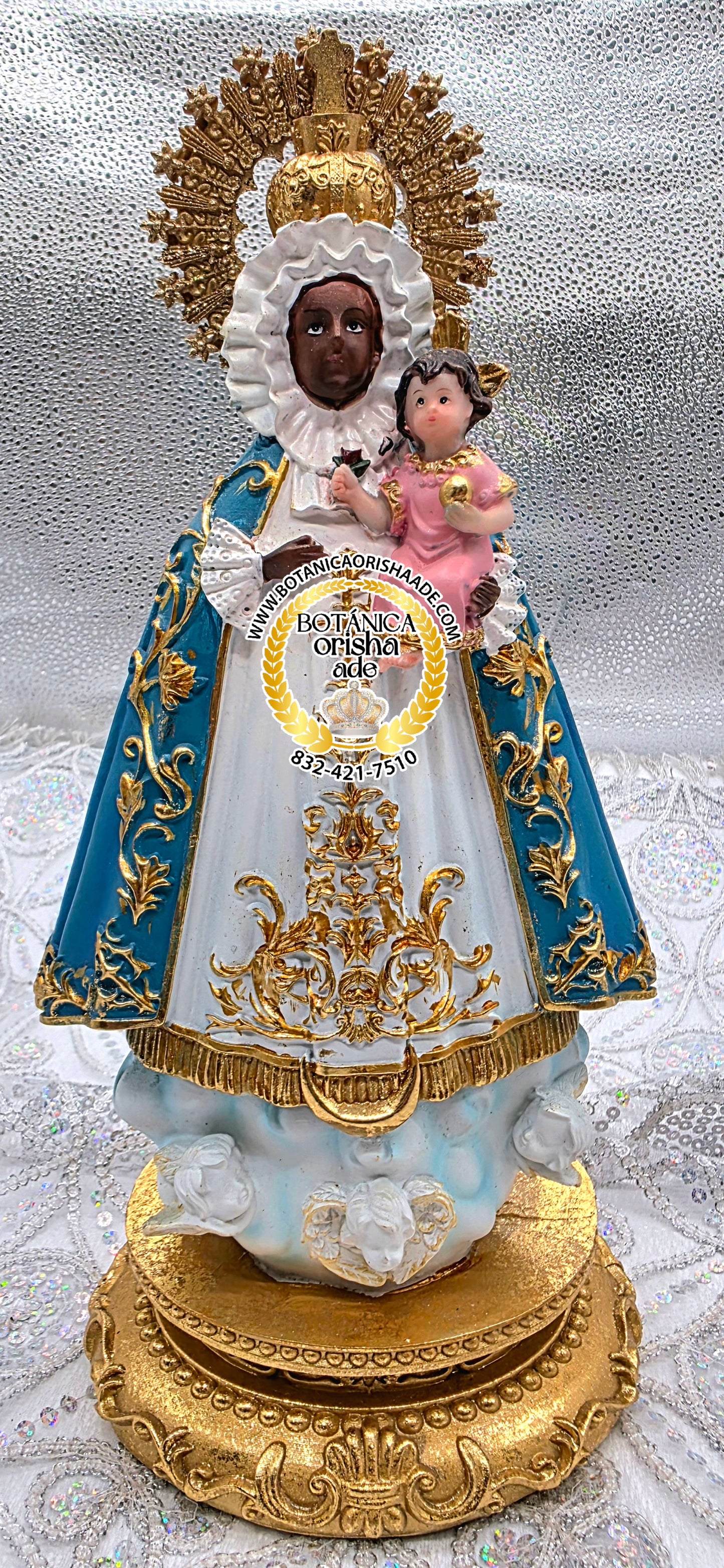 ESTATUA DE VIRGEN DE REGLA 13"