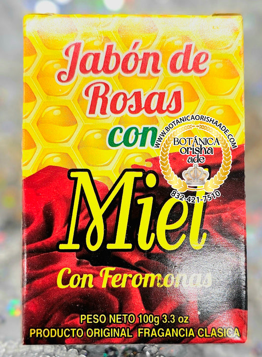 JABÓN ROSAS CON MIEL