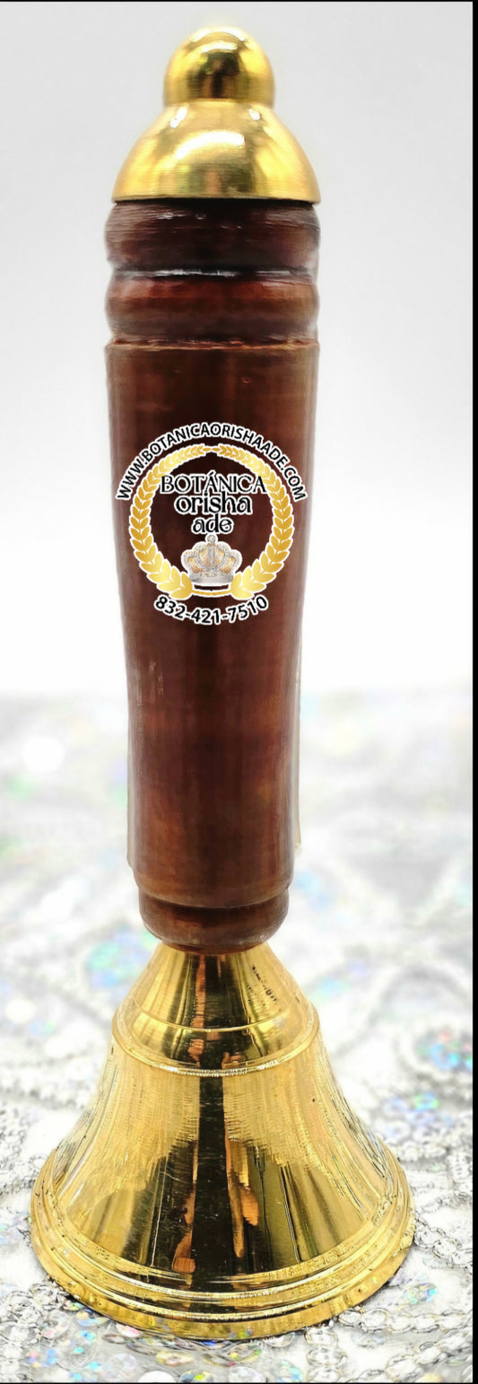 CAMPANA DE OSHUN CON CABO DE MADERA CHIQUITA