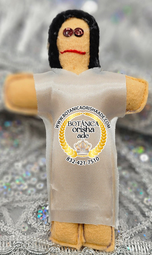 MUÑECA DE TRAPO DE VUDU BLANCA
