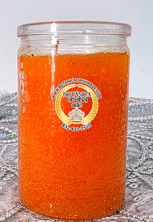 (Copy) VELA DE VASO PEQUEÑA - NARANJA