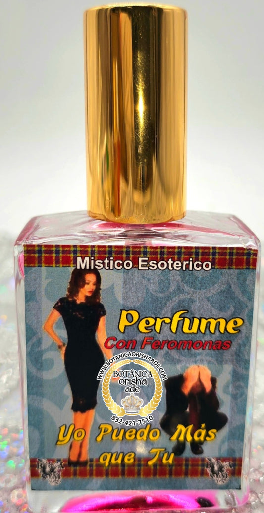 PERFUME CON FEROMONA YO PUEDO MAS QUE TU
