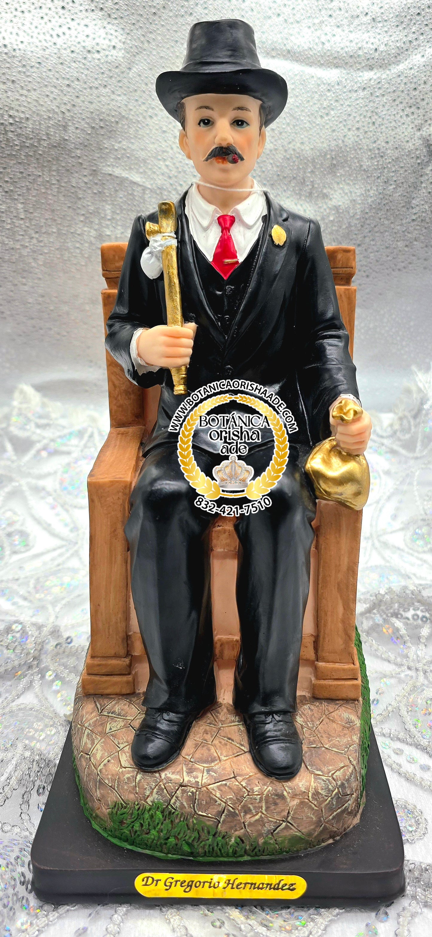 ESTATUA DEL DR. SAN JOSE GREGORIO HERNANDEZ 12"