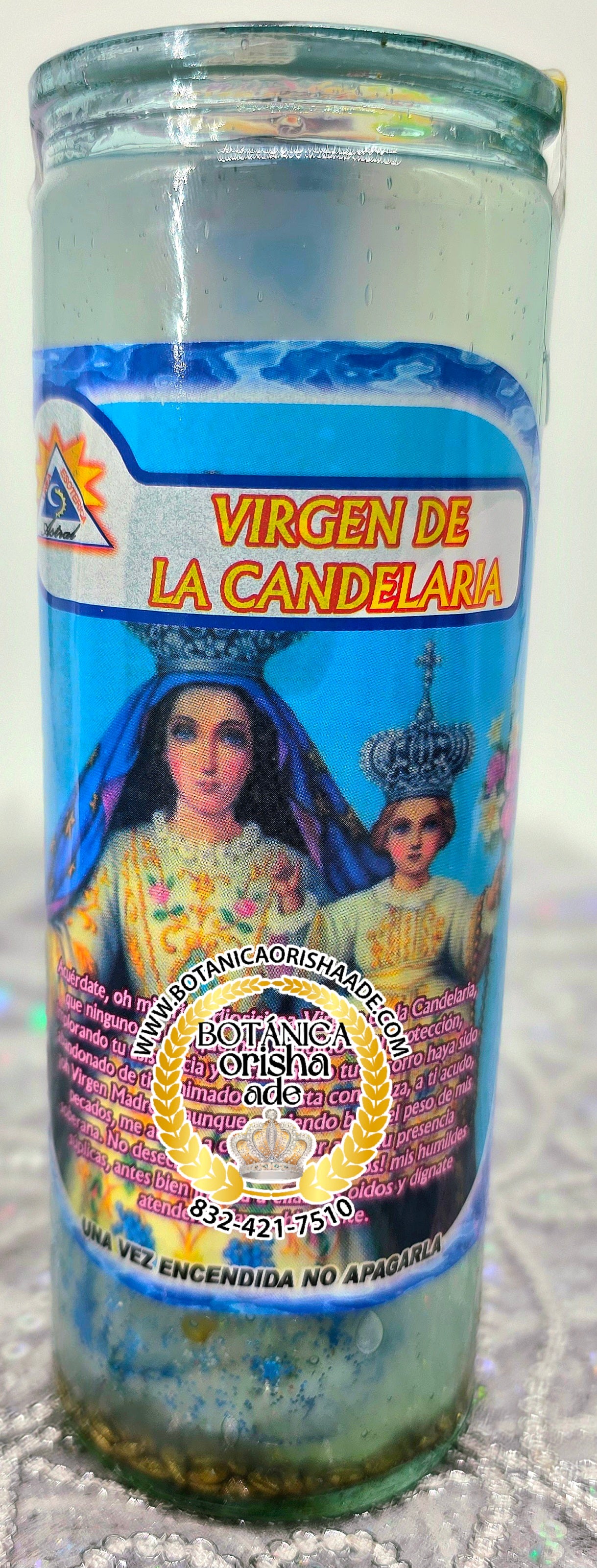 VELA PREPARADA DE GEL - VIRGEN DE LA CANDERARIA