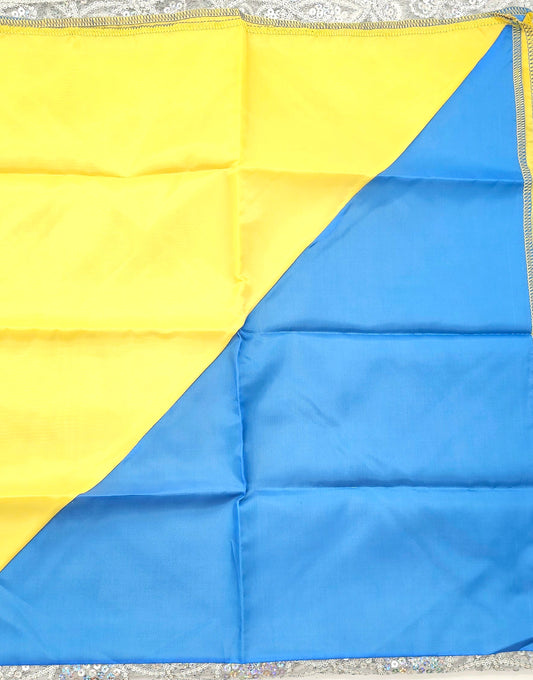 PAÑO AZUL Y AMARILLO