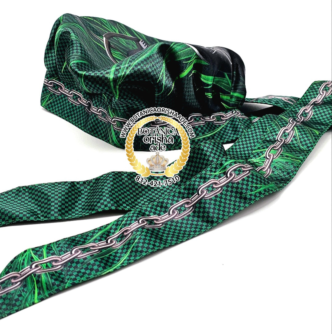 GORRO DE SANTERA DE GALA - OGGUN