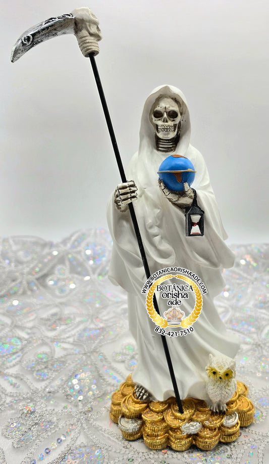 SANTA MUERTE DE DINERO BLANCA 12'