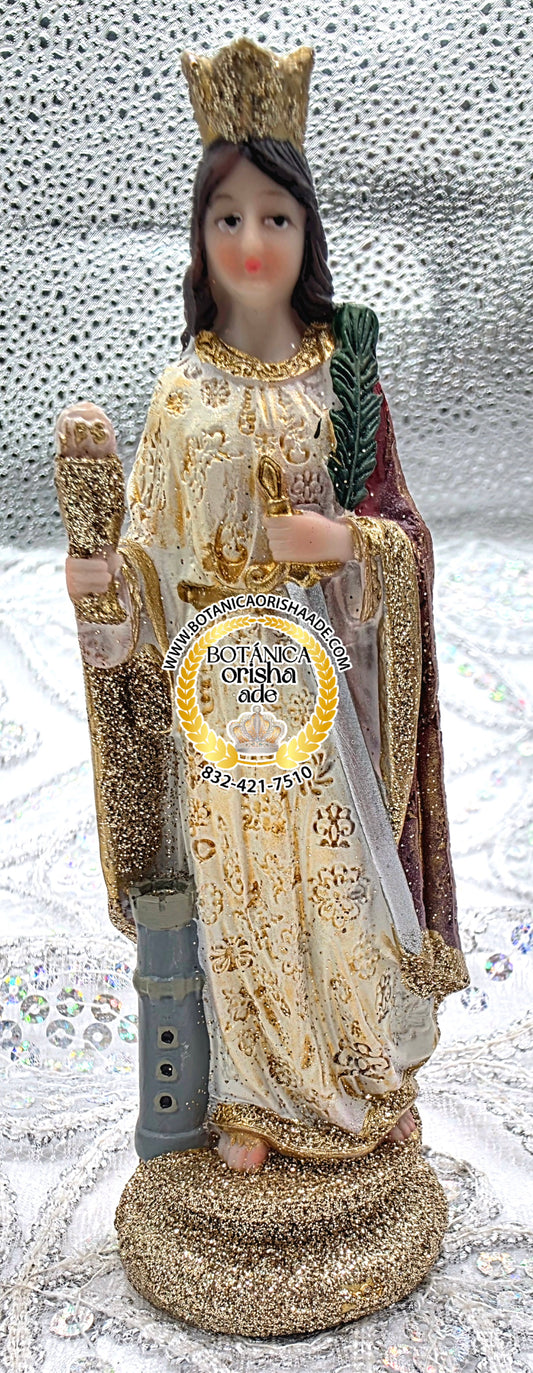 ESTATUA DE SANTA BARBARA 5"