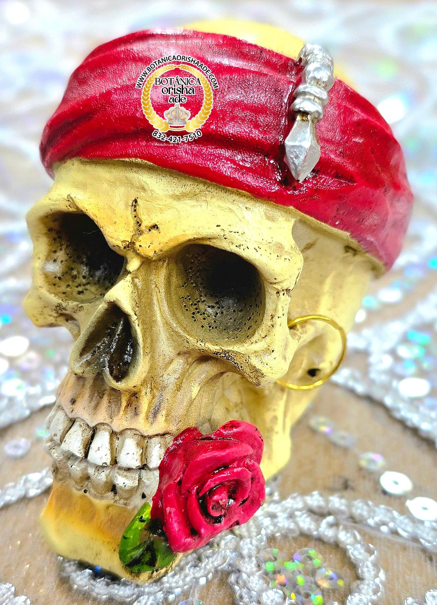 CARABELA CON ROSA - 3"