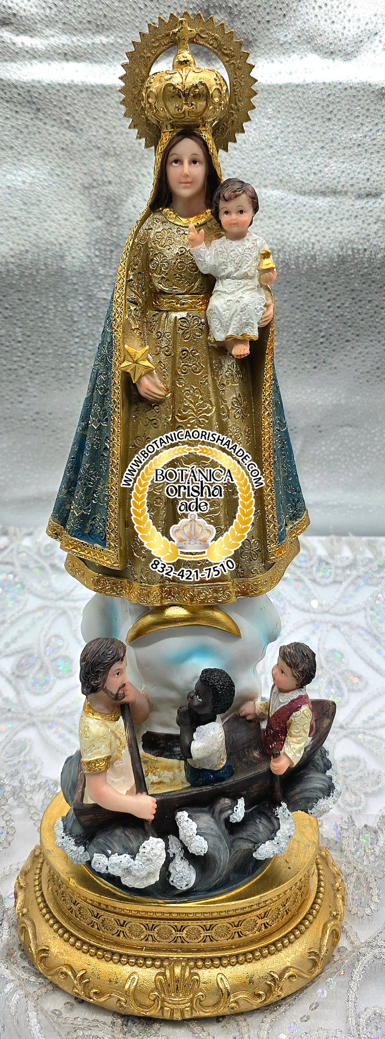 ESTATUA CARIDAD DEL COBRE 16"
