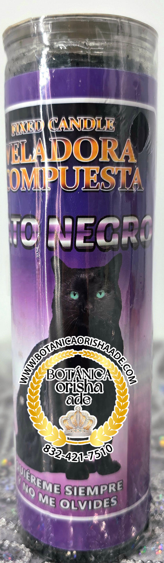 VELA PREPARADA - GATO NEGRO