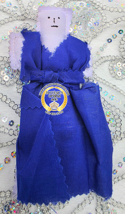 MUÑECA DE TRAPO AZUL CHIQUITA