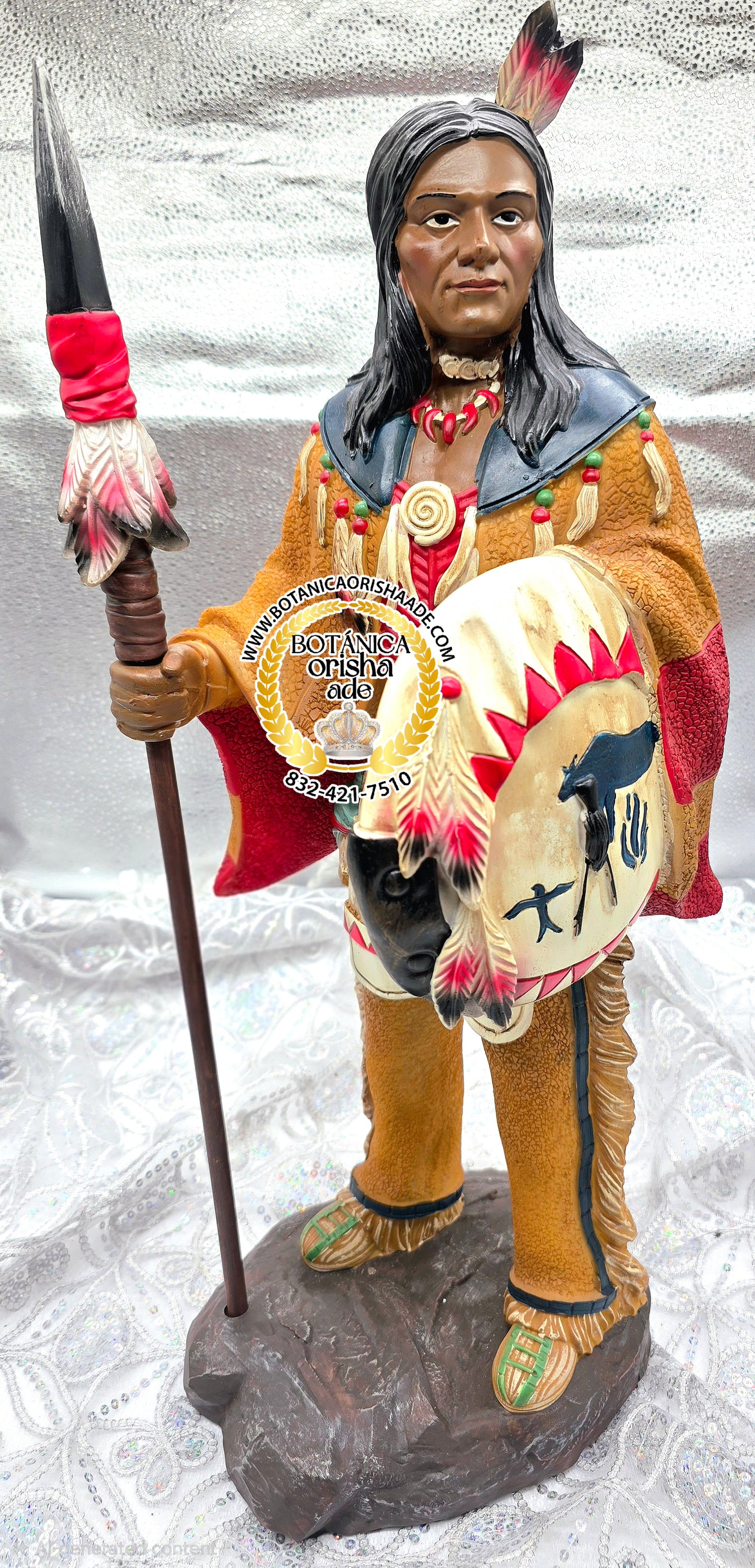 ESTATUA DE INDIO 24"
