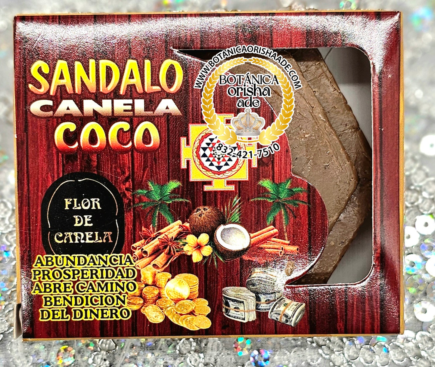 JABÓN SANDALO, CANELA, Y COCO
