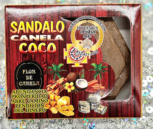 JABÓN SANDALO, CANELA, Y COCO