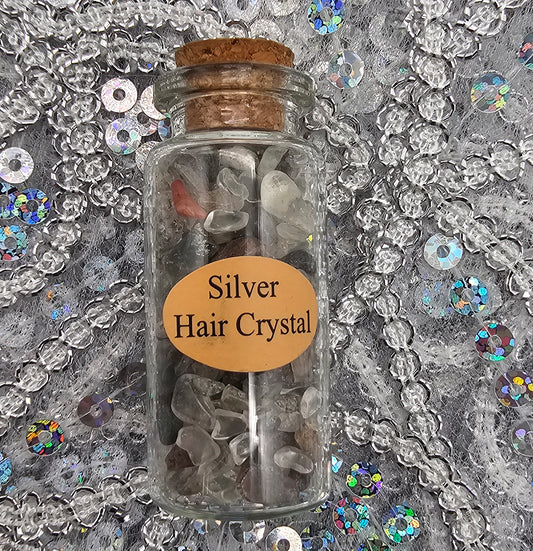 CRYSTALS SILVER HAIR CRYSTAL