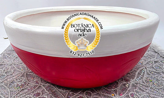 BARRO LAVATORIO ROJO Y BLANCO