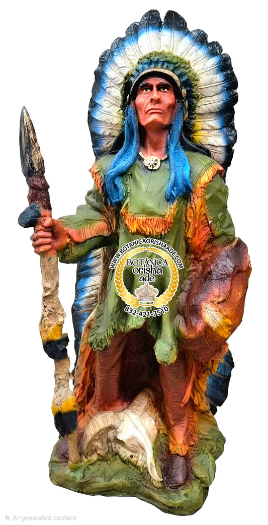 ESTATUA DE INDIO 32"