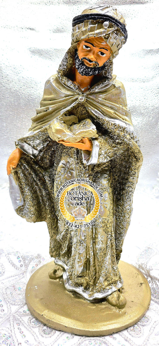 ESTATUA DE ARABE DORADO 14"