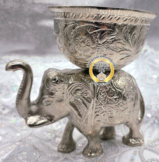 ELEFANTE PLATIADO PARA INCENSIO 7"