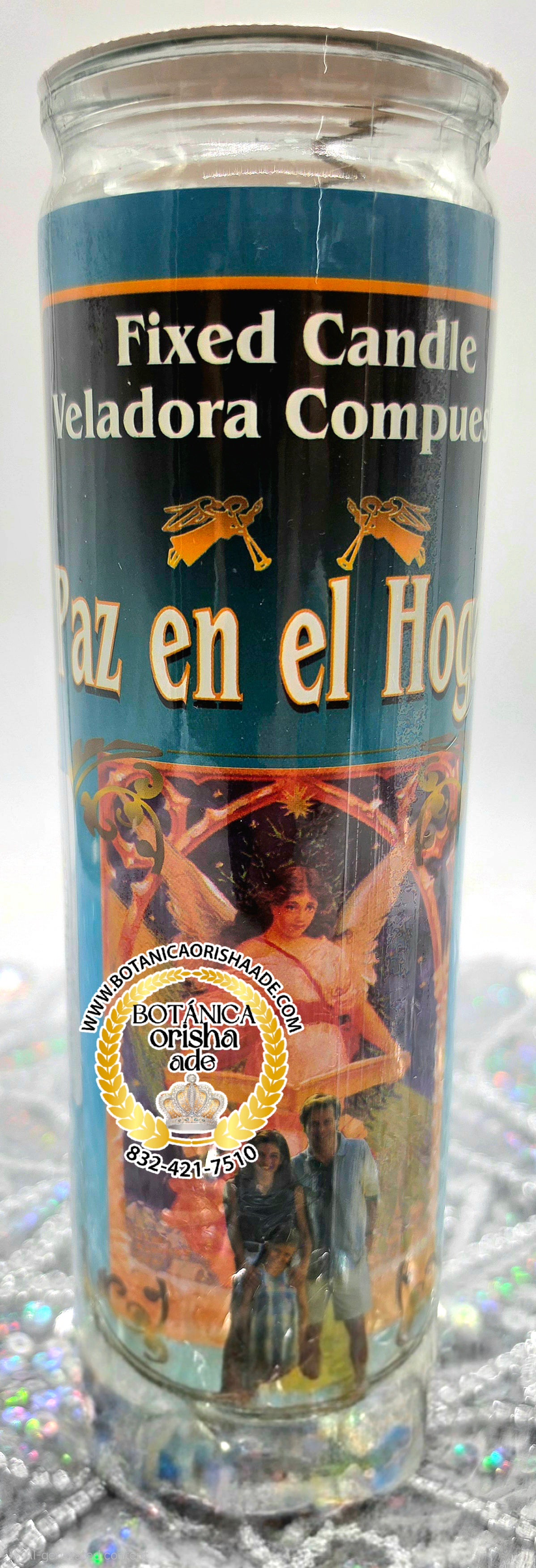VELA PREPARADA PAZ AL HOGAR