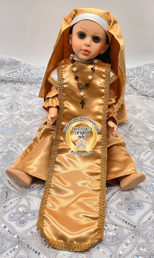 MUÑECA - MONJA DORADA MEDIANA