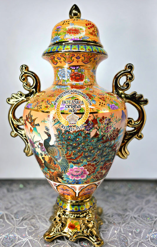 POTICHE DE PAVO REAL