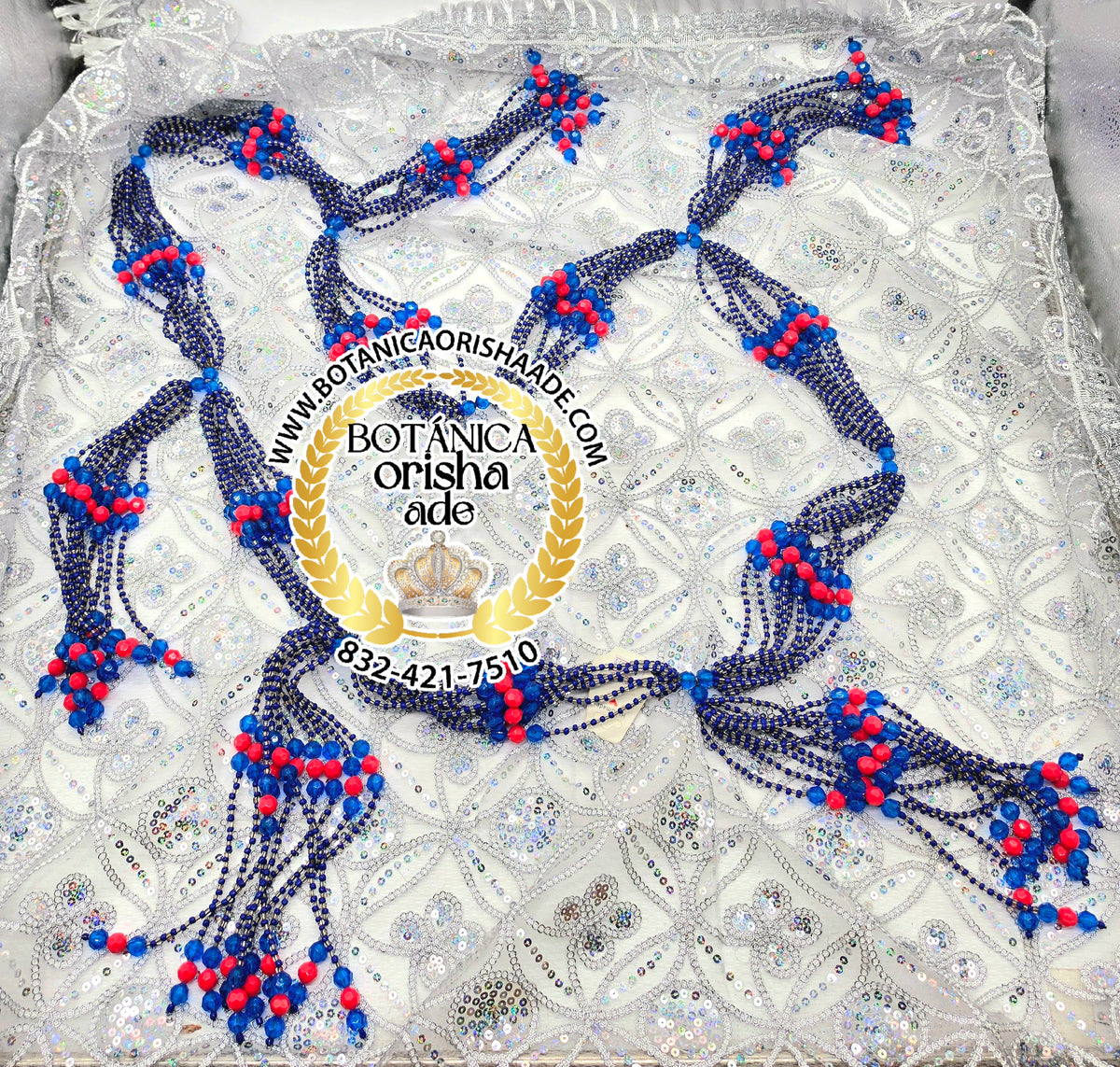 COLLAR DE MAZO DE YEMAYA OCUTE