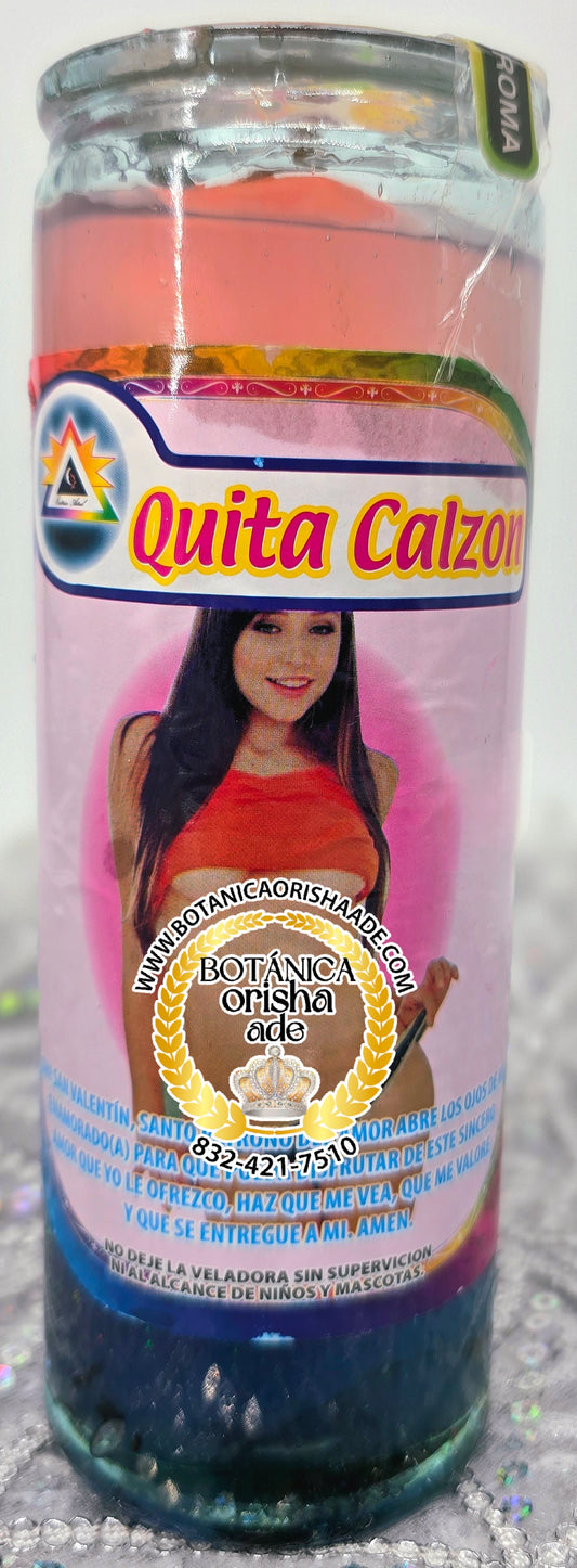 VELA PREPARADA DE GEL - QUITA CALZON